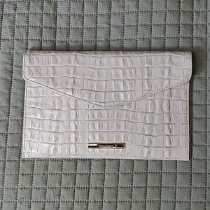 NWOT Brahmin Marshmallow La Scala Envelope Clutch